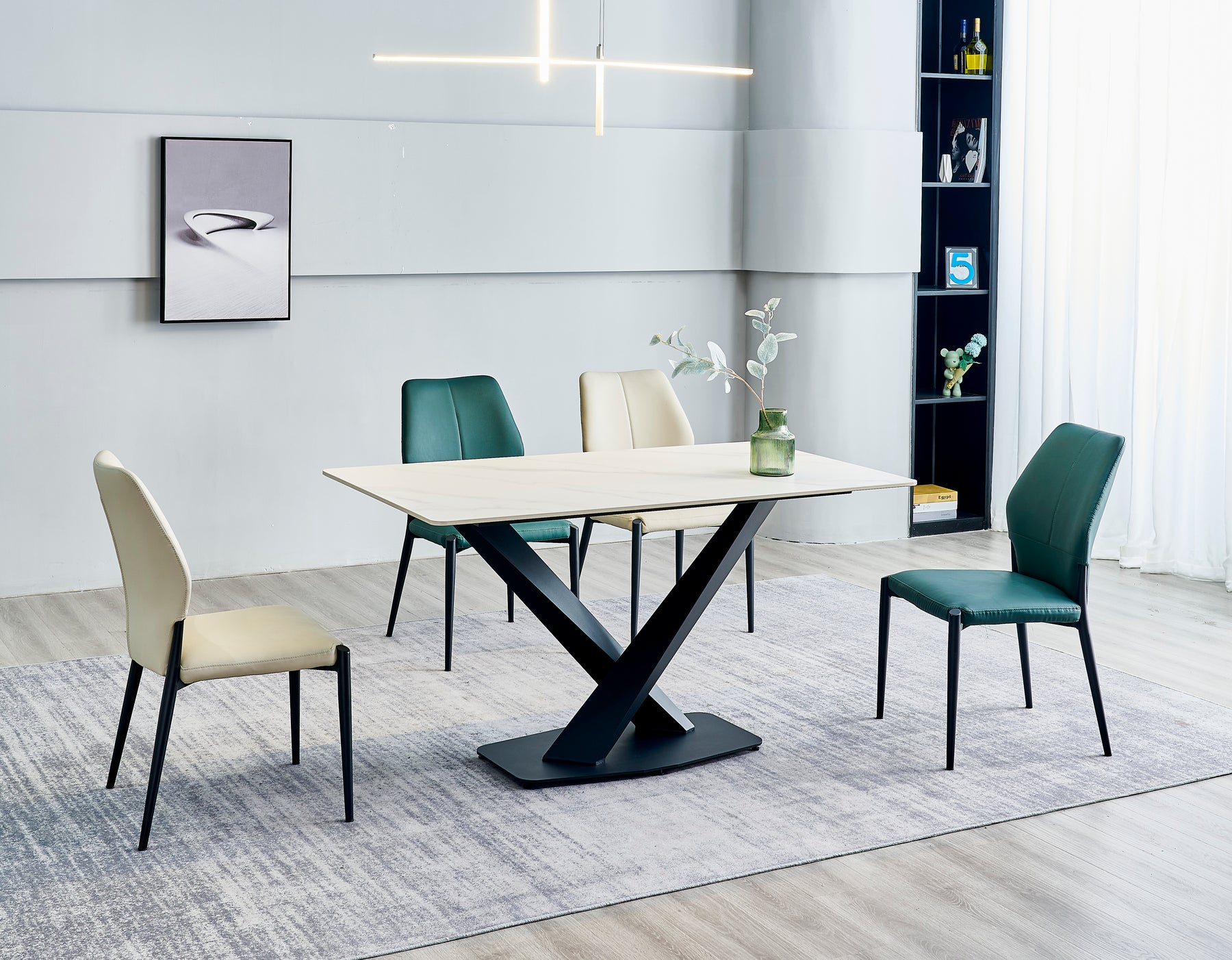 FS-D601 Sintered Stone Dining Table