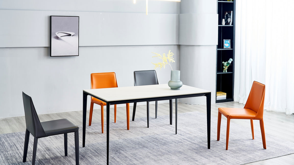 FS-D766 Minimalism Rock Plate Dining Table