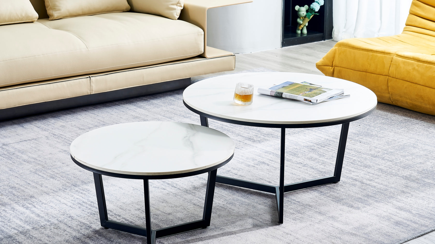 FS-E805 Black Sand Coffee Table