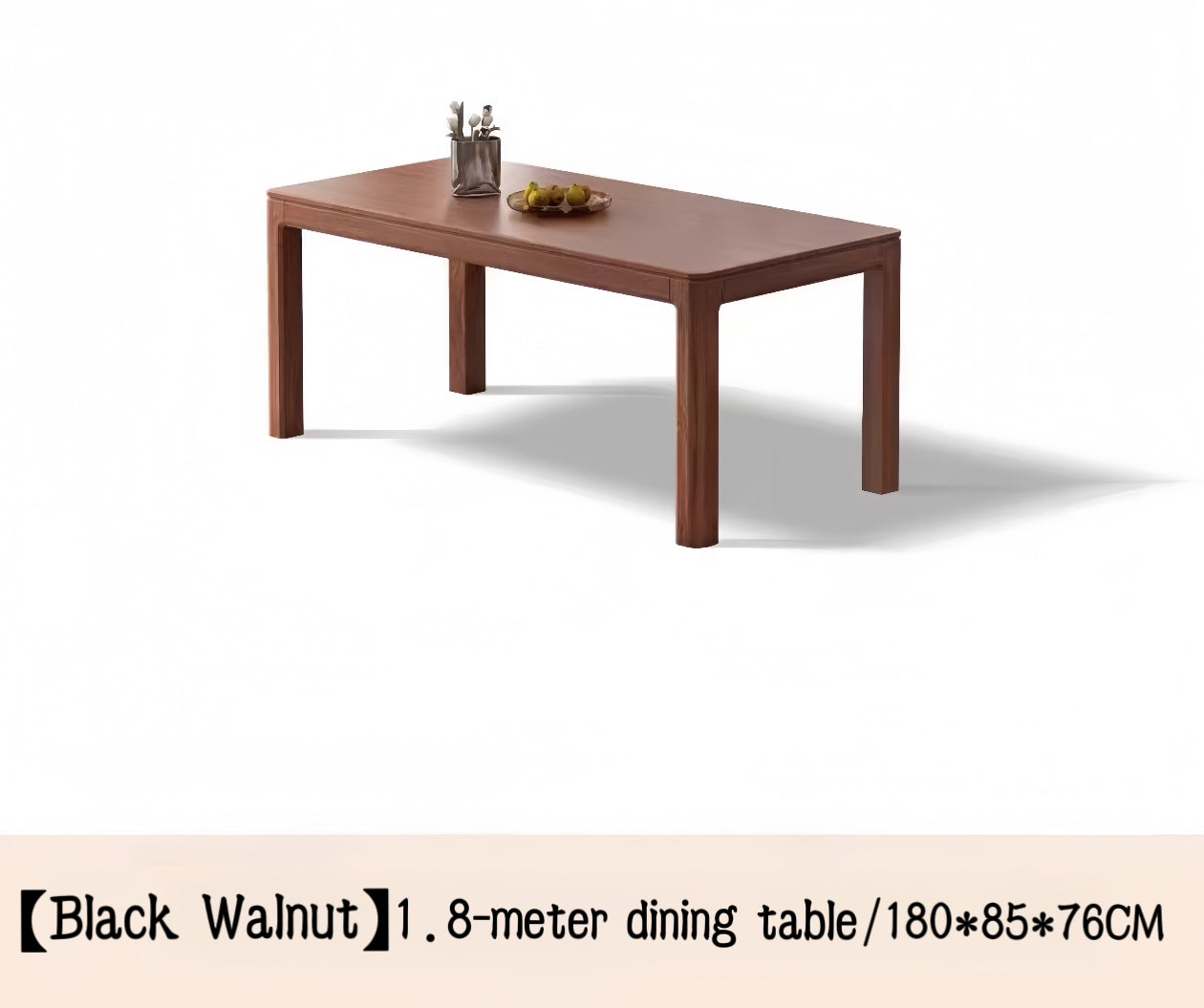 Solid Wood Dining Table - North American Black Walnut Slab Table YS-033104