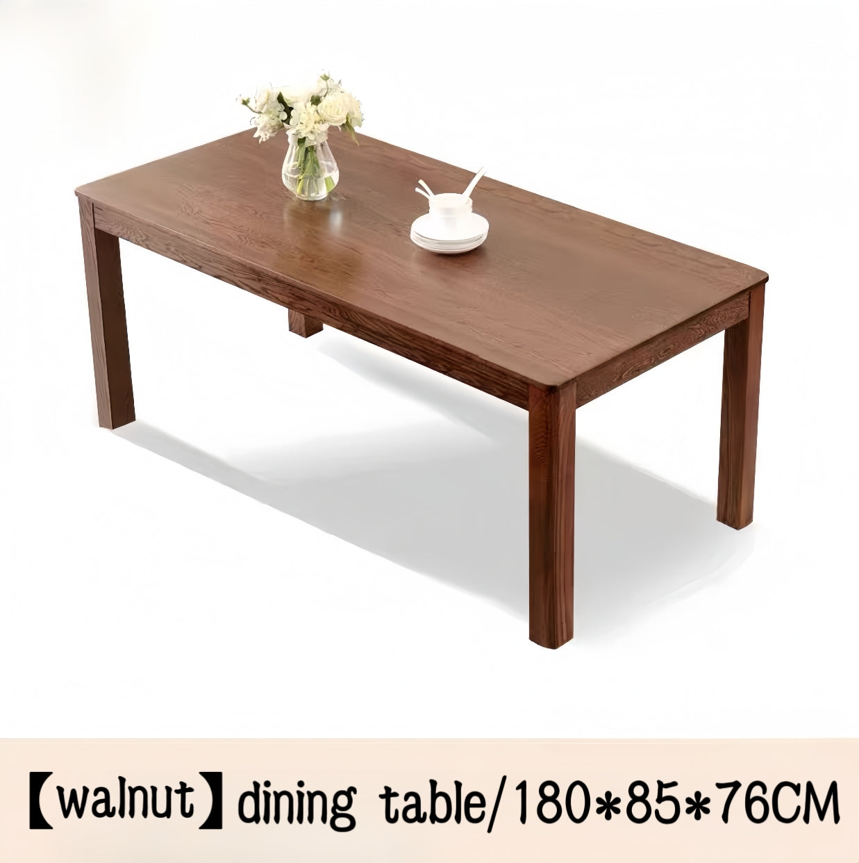 oak walnut-colored dining table YS-051208