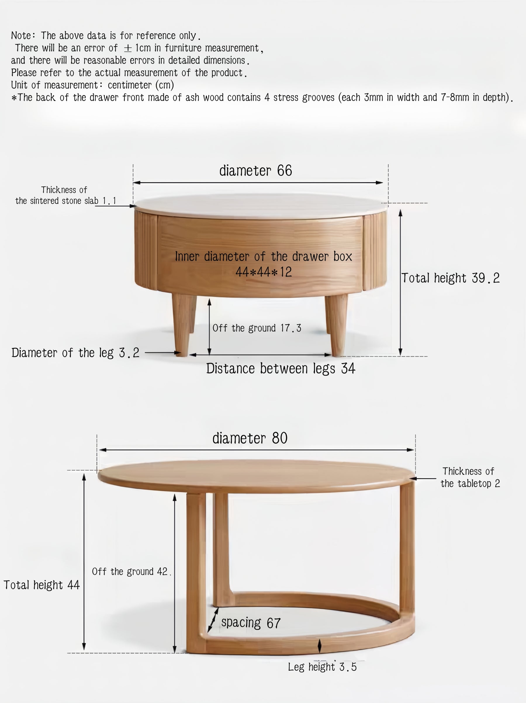 Sintered stone main coffee table YS-051603