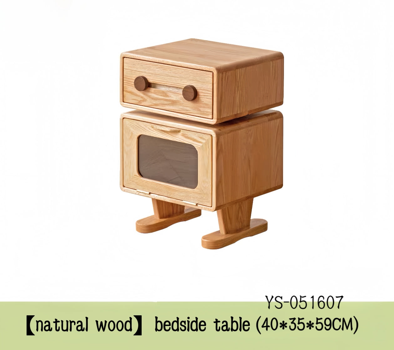 solid wood bedside table YS-051607