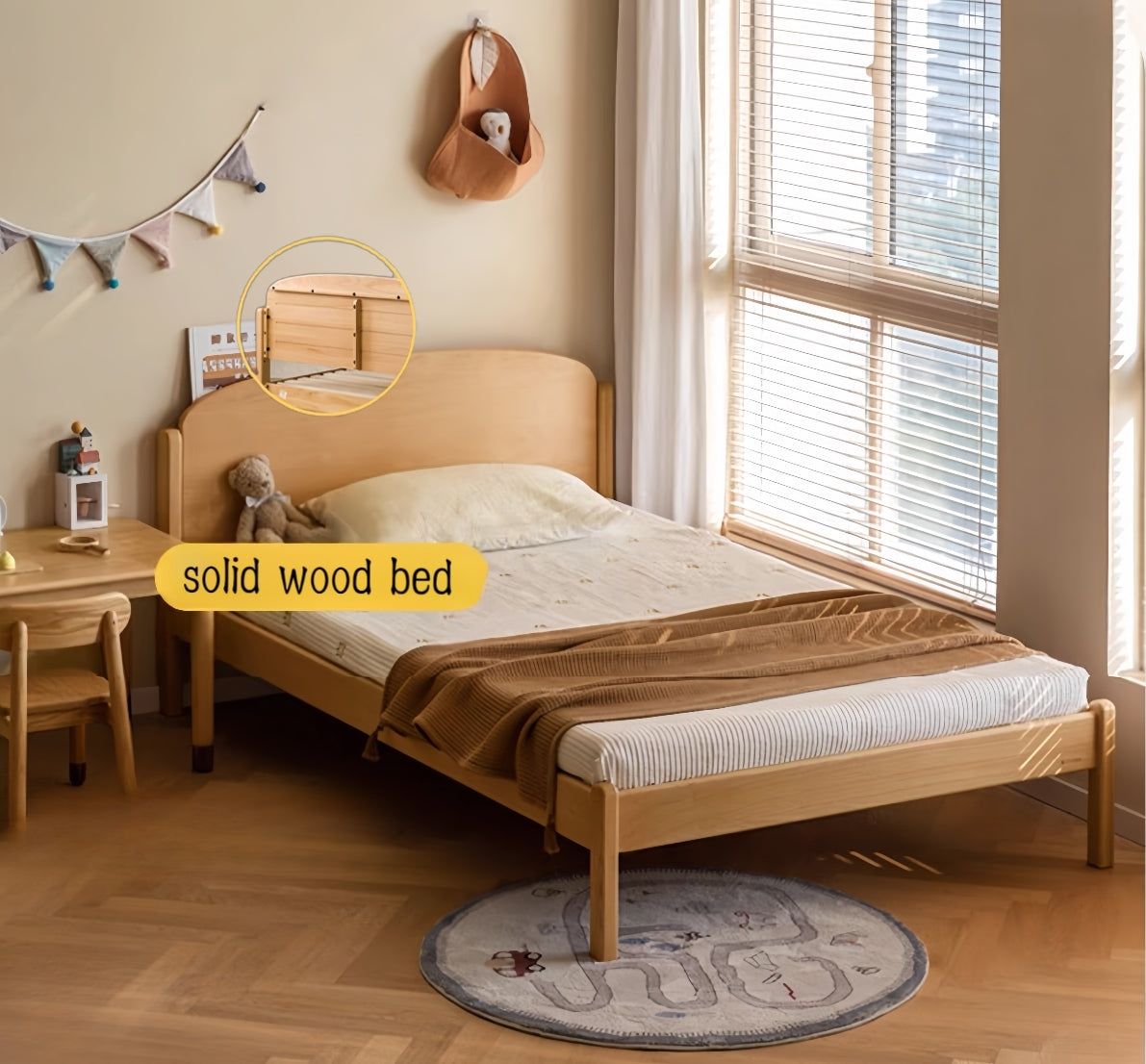 solid wood children's bed YS-051608