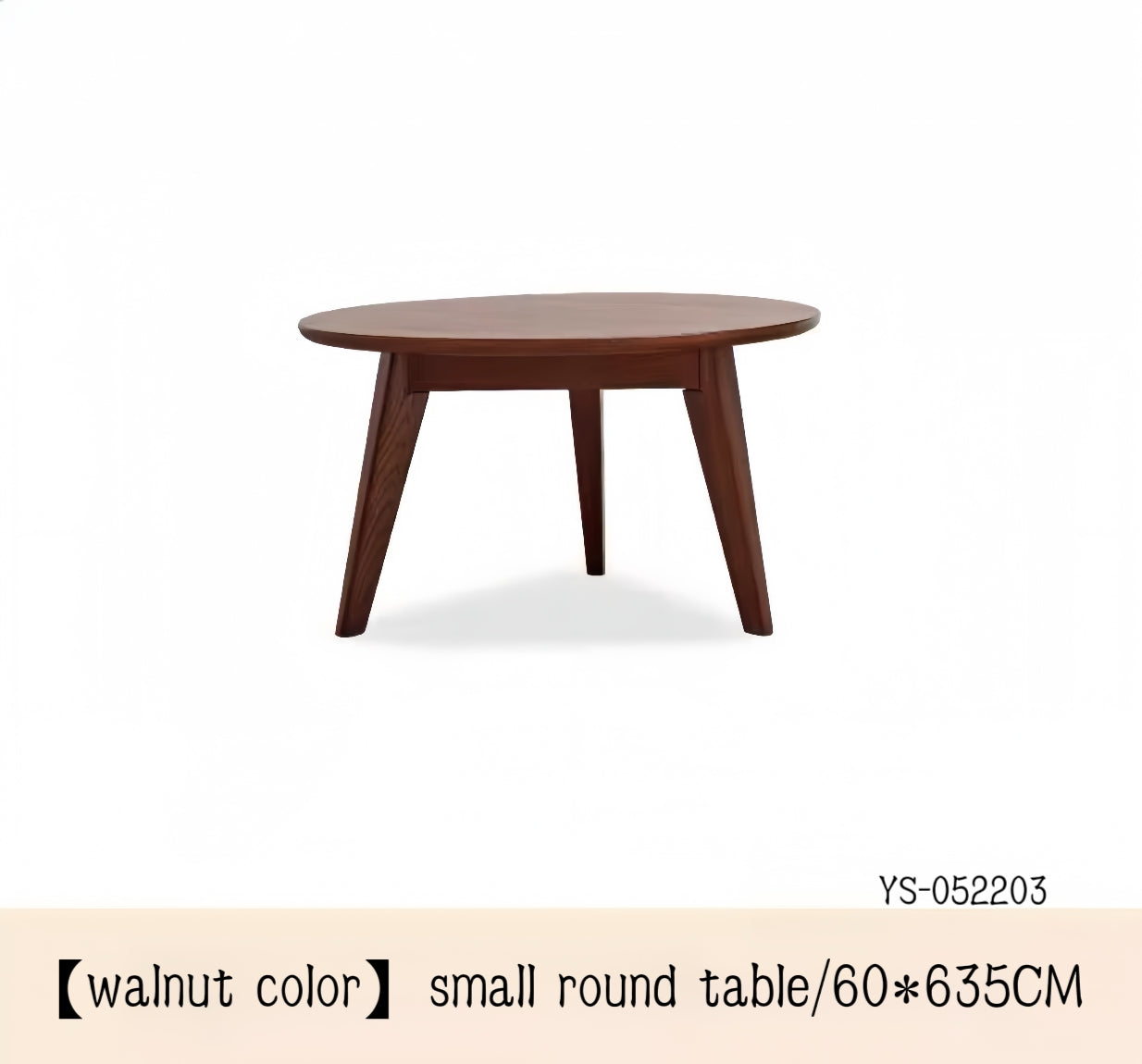 large and small combination solid wood round coffee table YS-052202/052203
