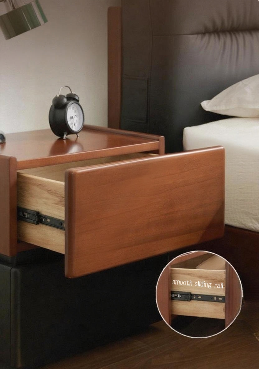 Mid-century style color-blocking bedside table YS-052907