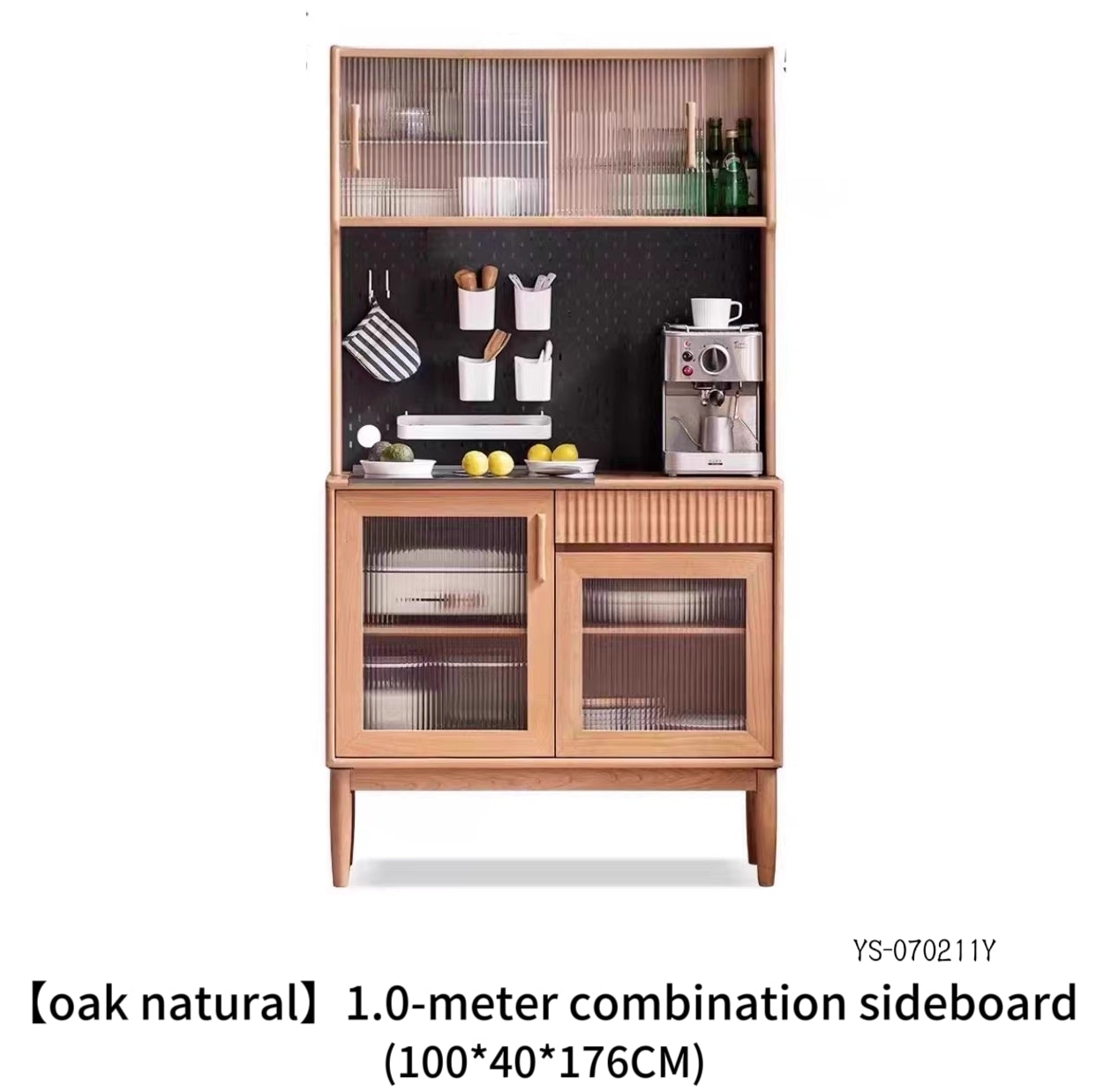 Oak sideboard for small apartments YS-070211