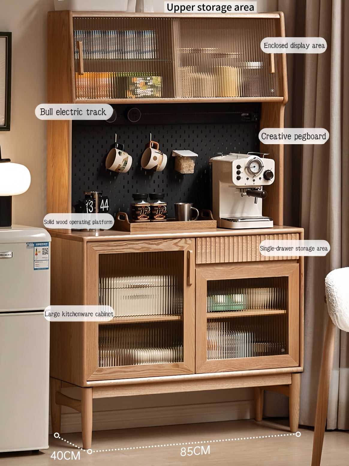 Oak sideboard for small apartments YS-070211