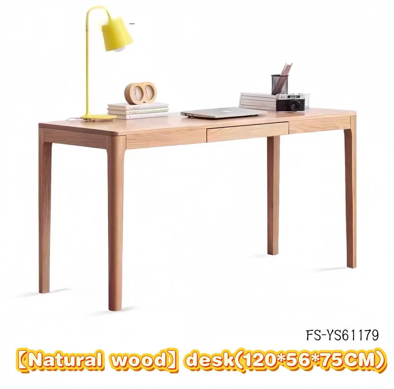 oak natural wood desk FS-YS061179/061180