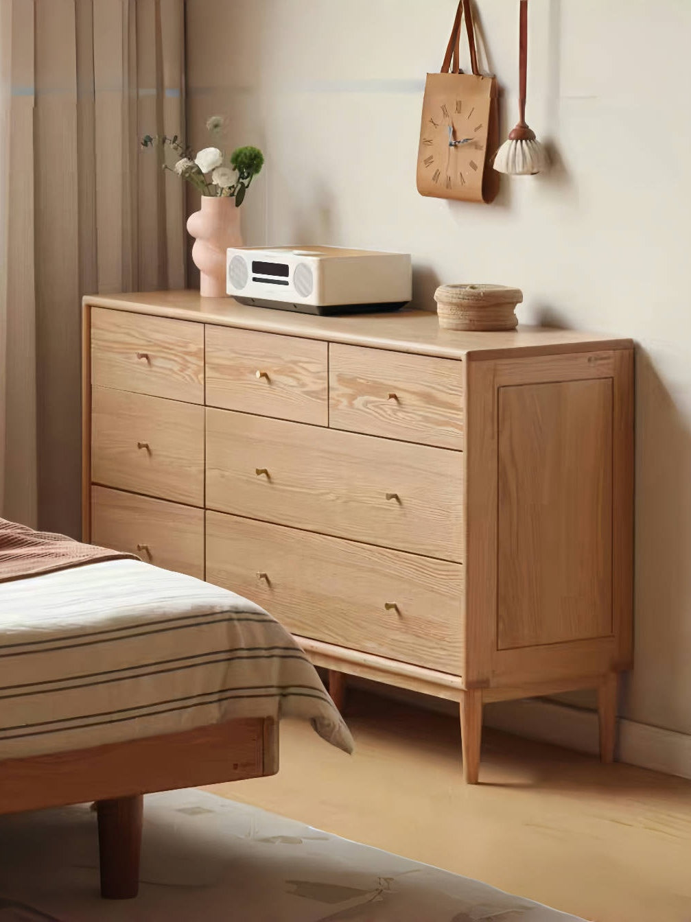 solid wood seven-drawer chest FS-YS070210