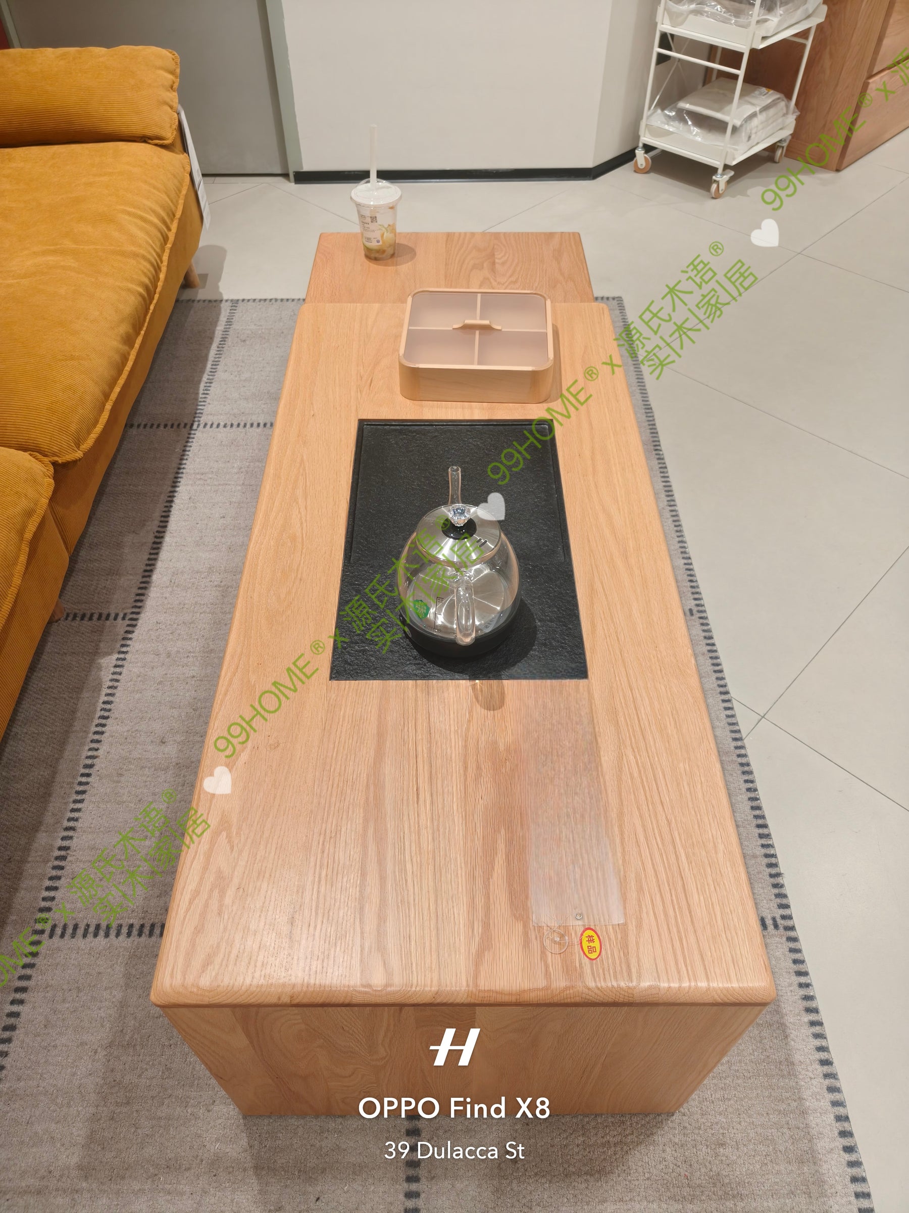 solid wood extendable coffee table FS_YS080401
