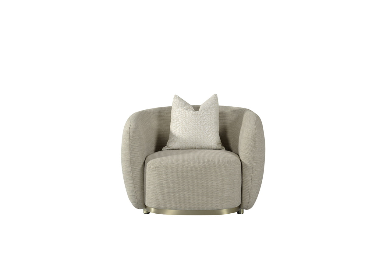 Beige Fabric 3 Seater Sofa FS-CL8025