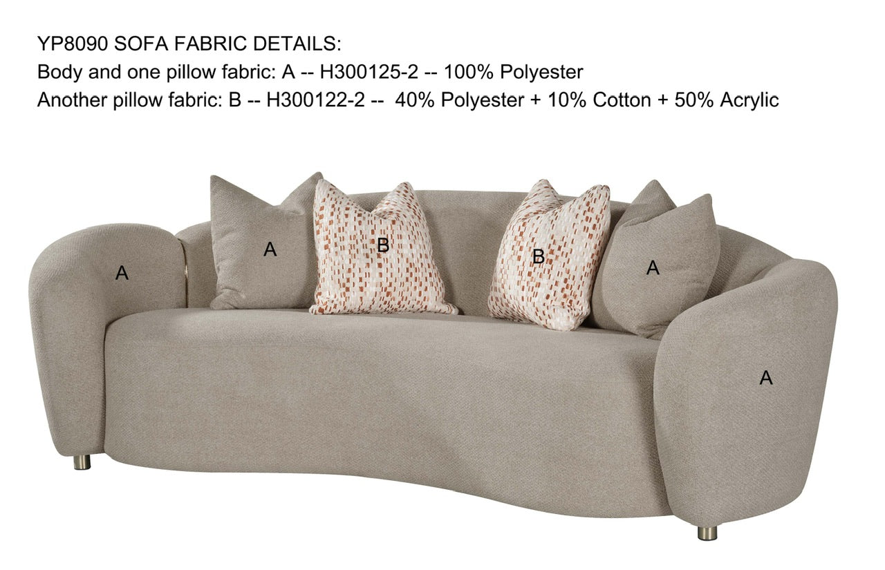 Curved 3 Seater sofa FS-CL8090