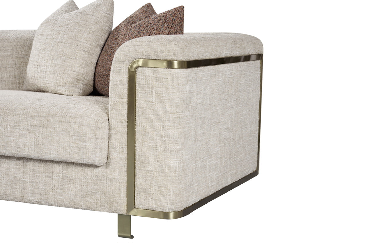 Beige Luxury 3 Seater Sofa FS-CL8088