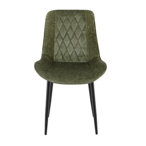 Olive Green Velvet Dining Chair - CL-DC06