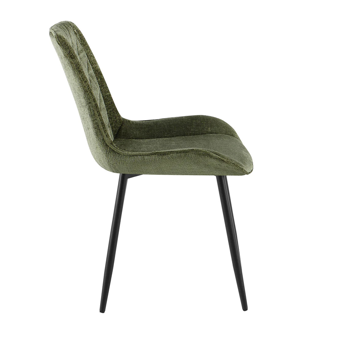 Olive Green Velvet Dining Chair - CL-DC06