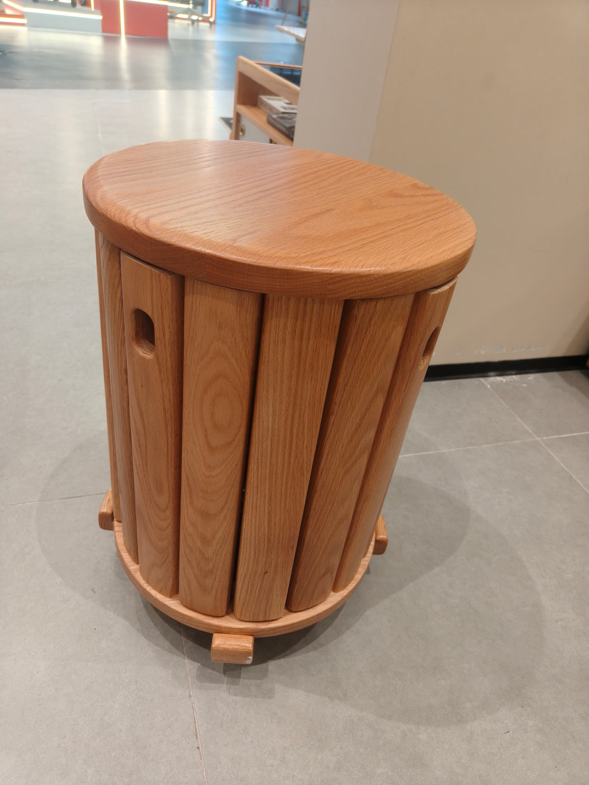 0.37m stacking stools * 4 + solid wood base YS25112601