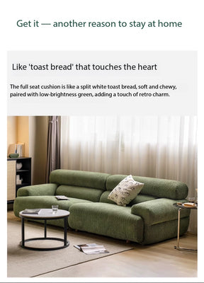 Toast-style fabric sofa, fully removable and washable, YS26030201