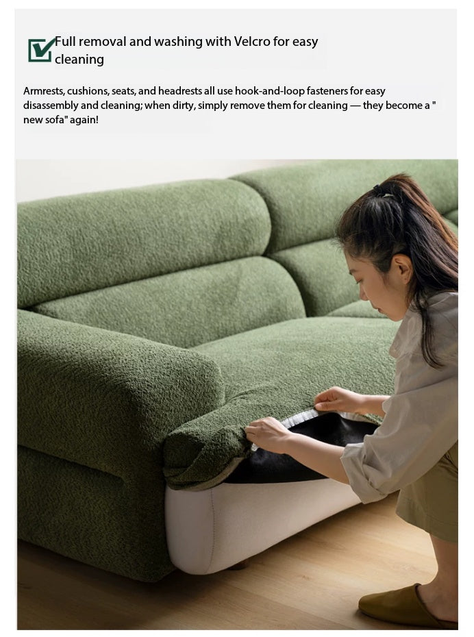 Toast-style fabric sofa, fully removable and washable, YS26030201