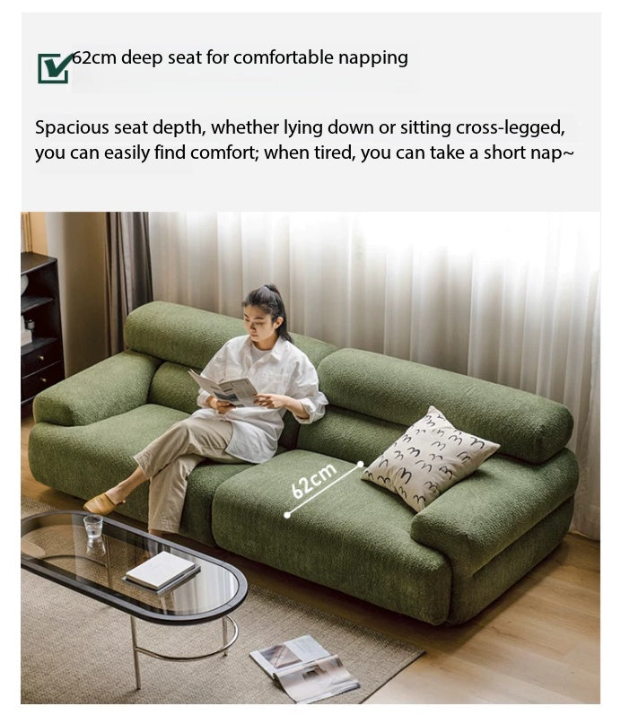 Toast-style fabric sofa, fully removable and washable, YS26030201