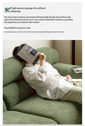 Toast-style fabric sofa, fully removable and washable, YS26030201