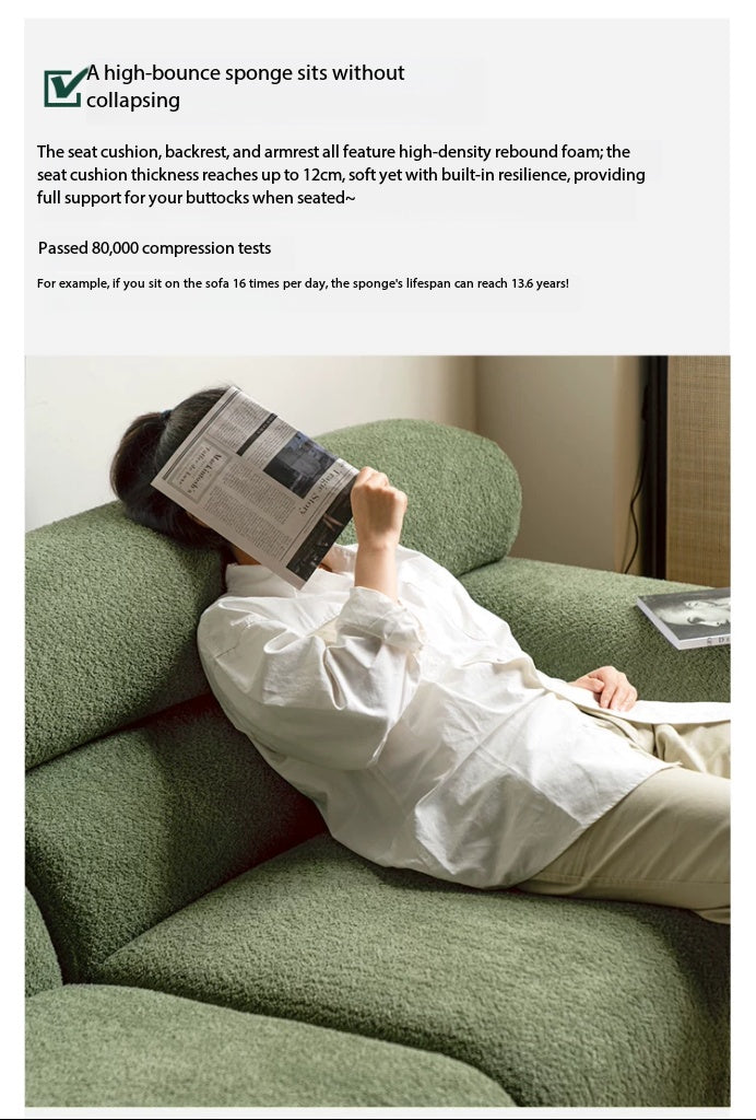 Toast-style fabric sofa, fully removable and washable, YS26030201