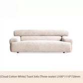 Toast-style fabric sofa, fully removable and washable, YS26030201