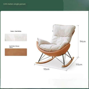 Eggshell - Rocking Chair Sofa，YS251124