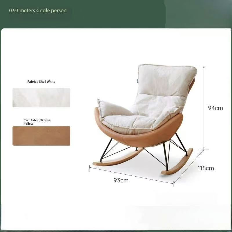Eggshell - Rocking Chair Sofa，YS251124
