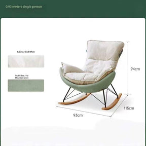 Eggshell - Rocking Chair Sofa，YS251124