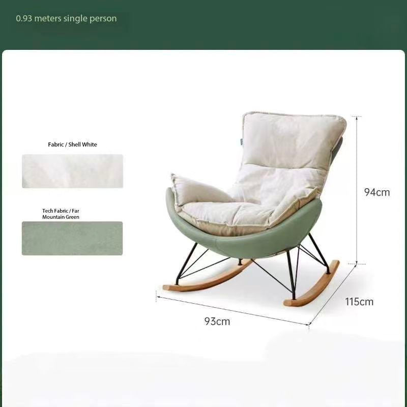 Eggshell - Rocking Chair Sofa，YS251124