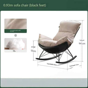 Eggshell - Rocking Chair Sofa，YS251124
