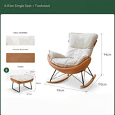 Eggshell - Rocking Chair Sofa，YS251124