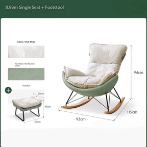 Eggshell - Rocking Chair Sofa，YS251124