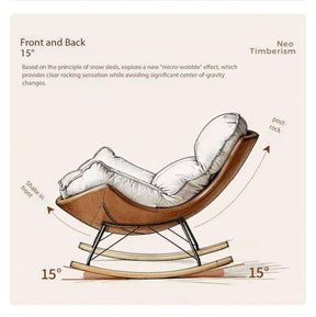 Eggshell - Rocking Chair Sofa，YS251124