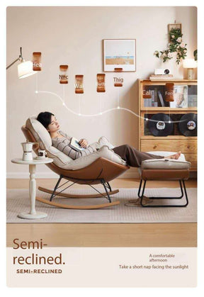 Eggshell - Rocking Chair Sofa，YS251124