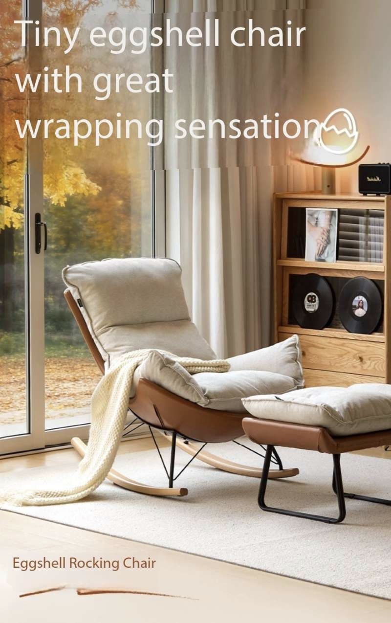 Eggshell - Rocking Chair Sofa，YS251124