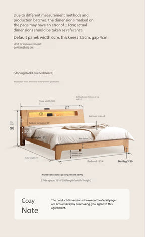 Multifunctional Backrest Night Reading Bed YS-260227