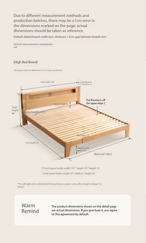 Multifunctional Backrest Night Reading Bed YS-260227
