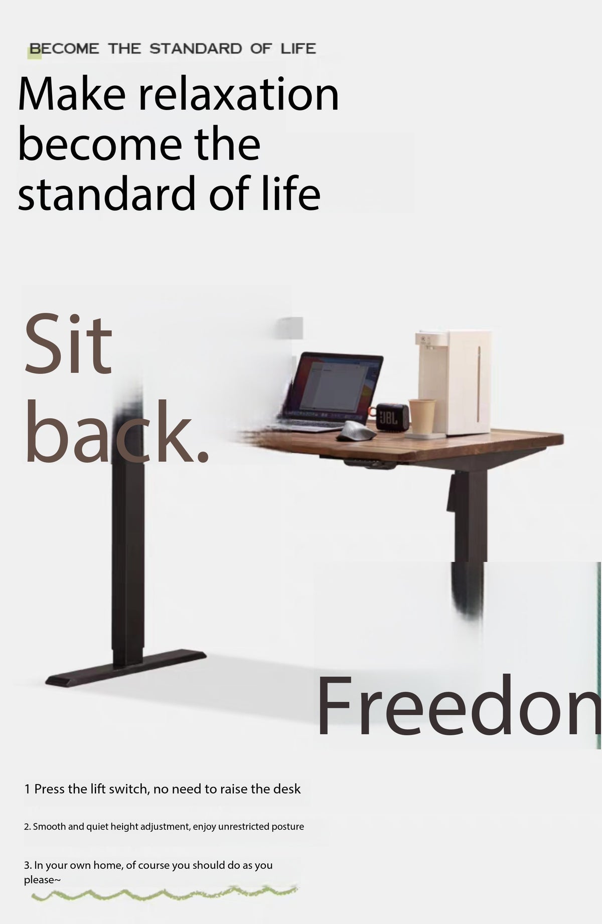 Berry Adjustable Desk YS26030901