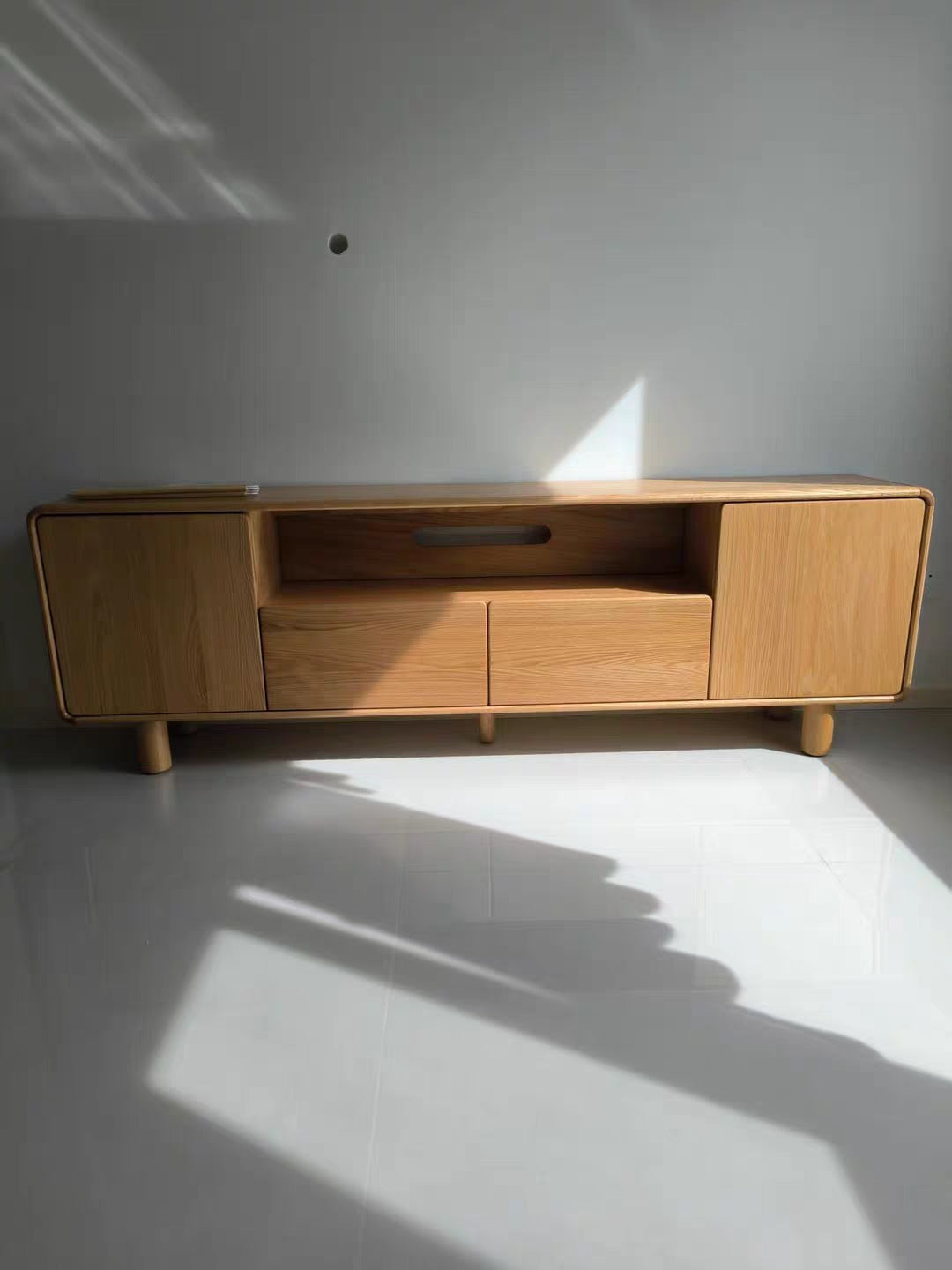 2-meter North American white oak TV cabinet YS070209