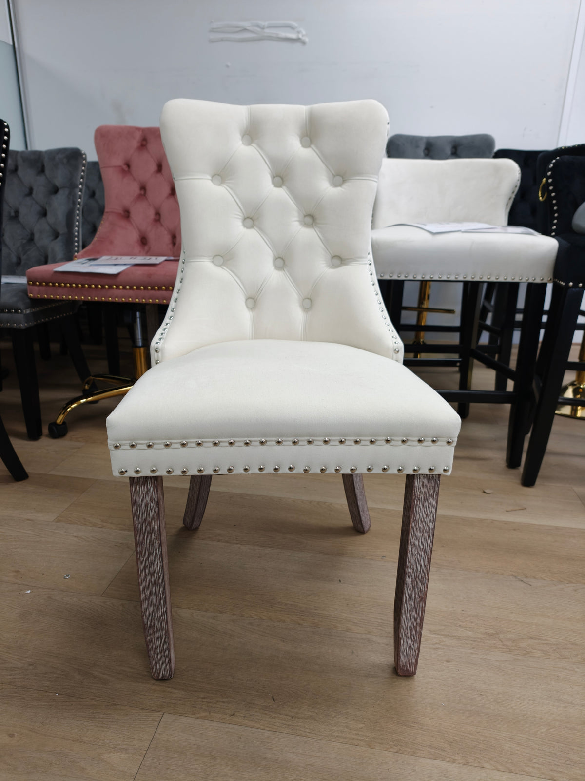 Luxury studded bar stool BN2001