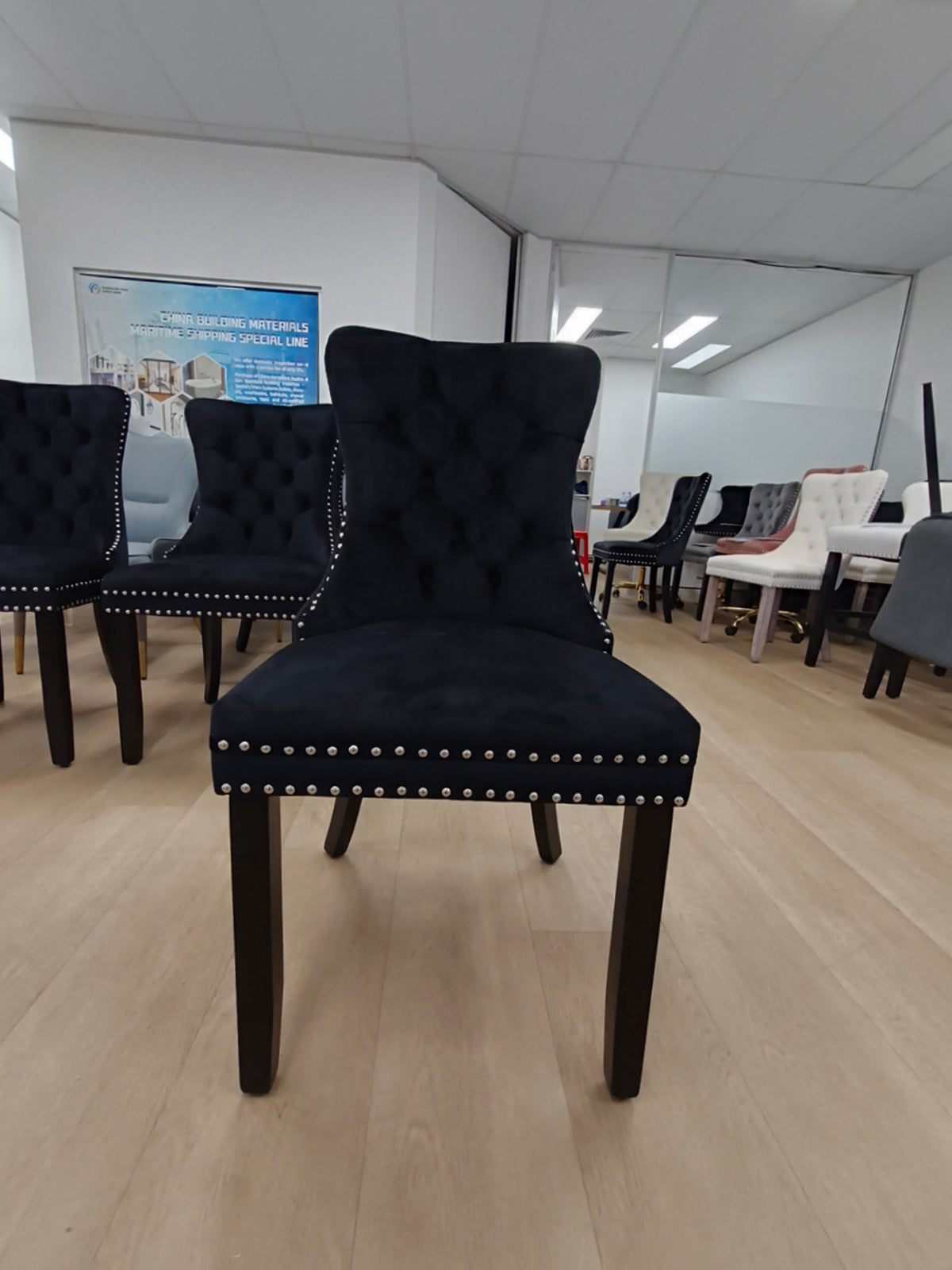 Luxury studded bar stool BN2001