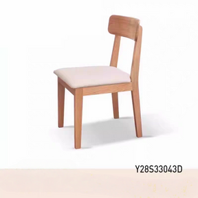 Y28S33 Upholstered Solid Wood Dining Chair