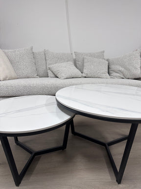 Mother-and-child slab coffee table#809