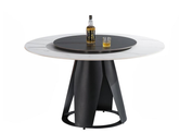 Sintered Stone Dining Table with Lazy Susan DT#675