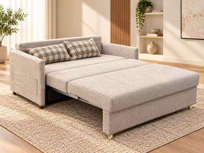 011-38 Linen-Style Sofa Bed