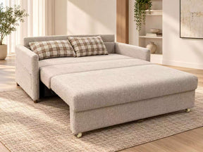011-38 Linen-Style Sofa Bed