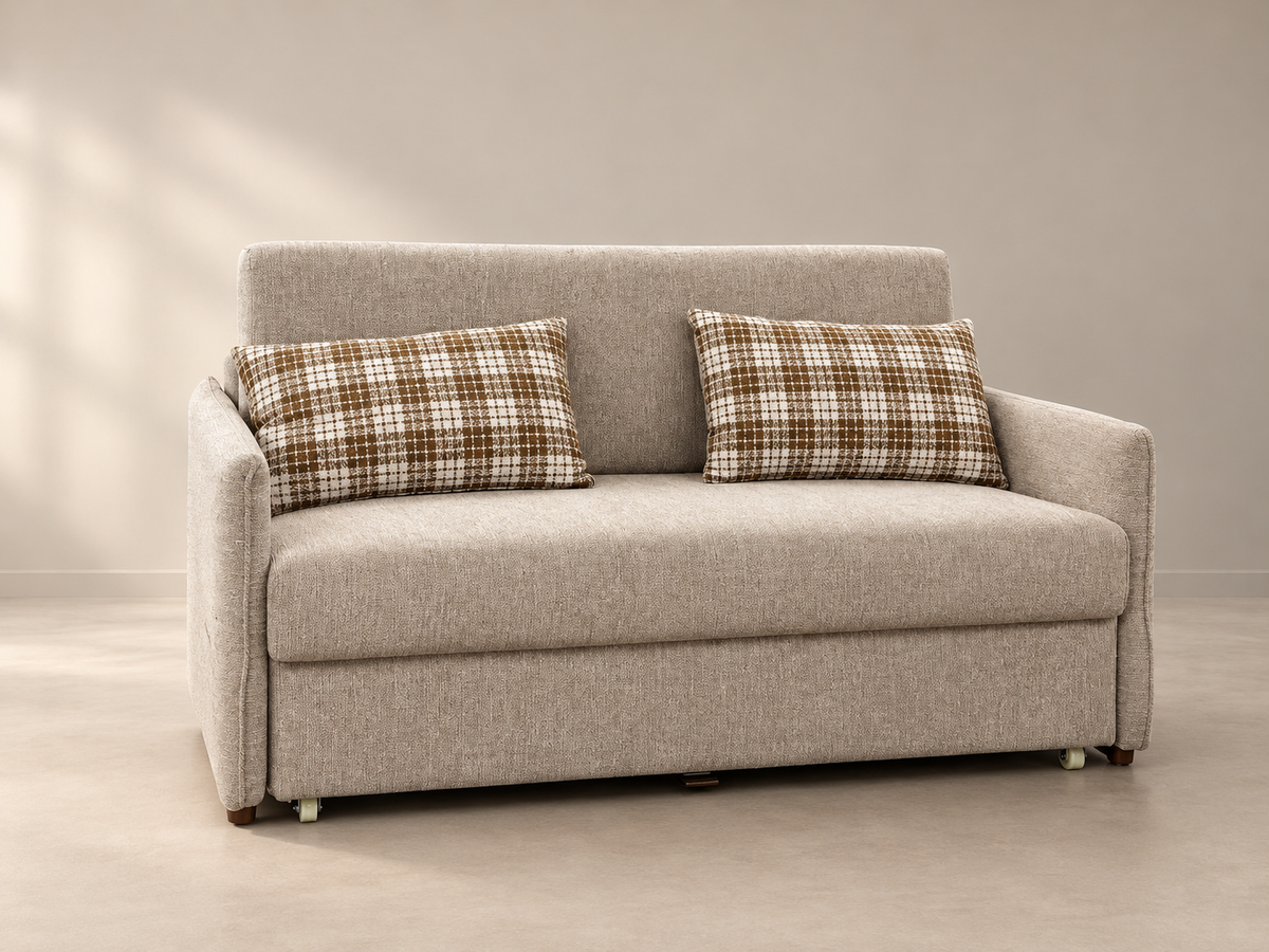 011-38 Linen-Style Sofa Bed