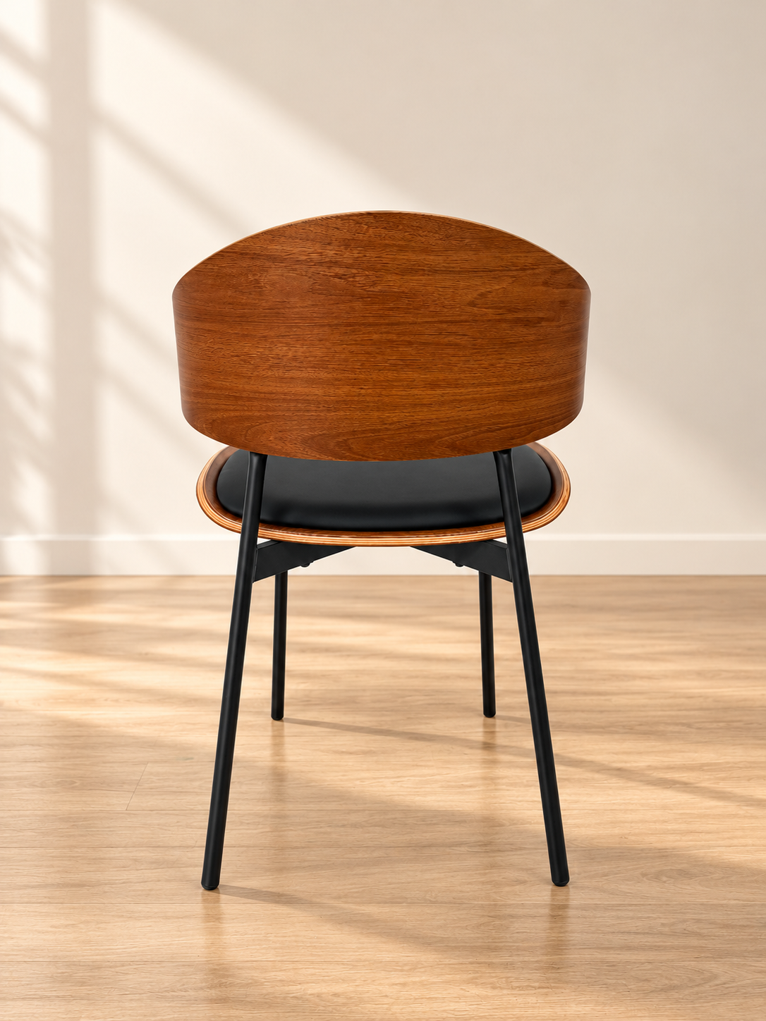 Y213 Black Faux Leather Dining Chair